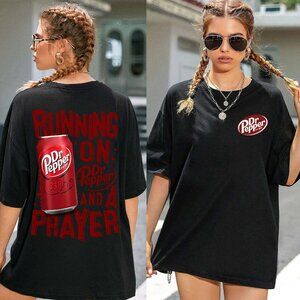 Running On Dr Pepper and a Prayer T-Shirt | Funny Graphic Tee